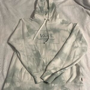 Women’s VANS hoodie size medium tie dye. Lighter colored blue/green and white!